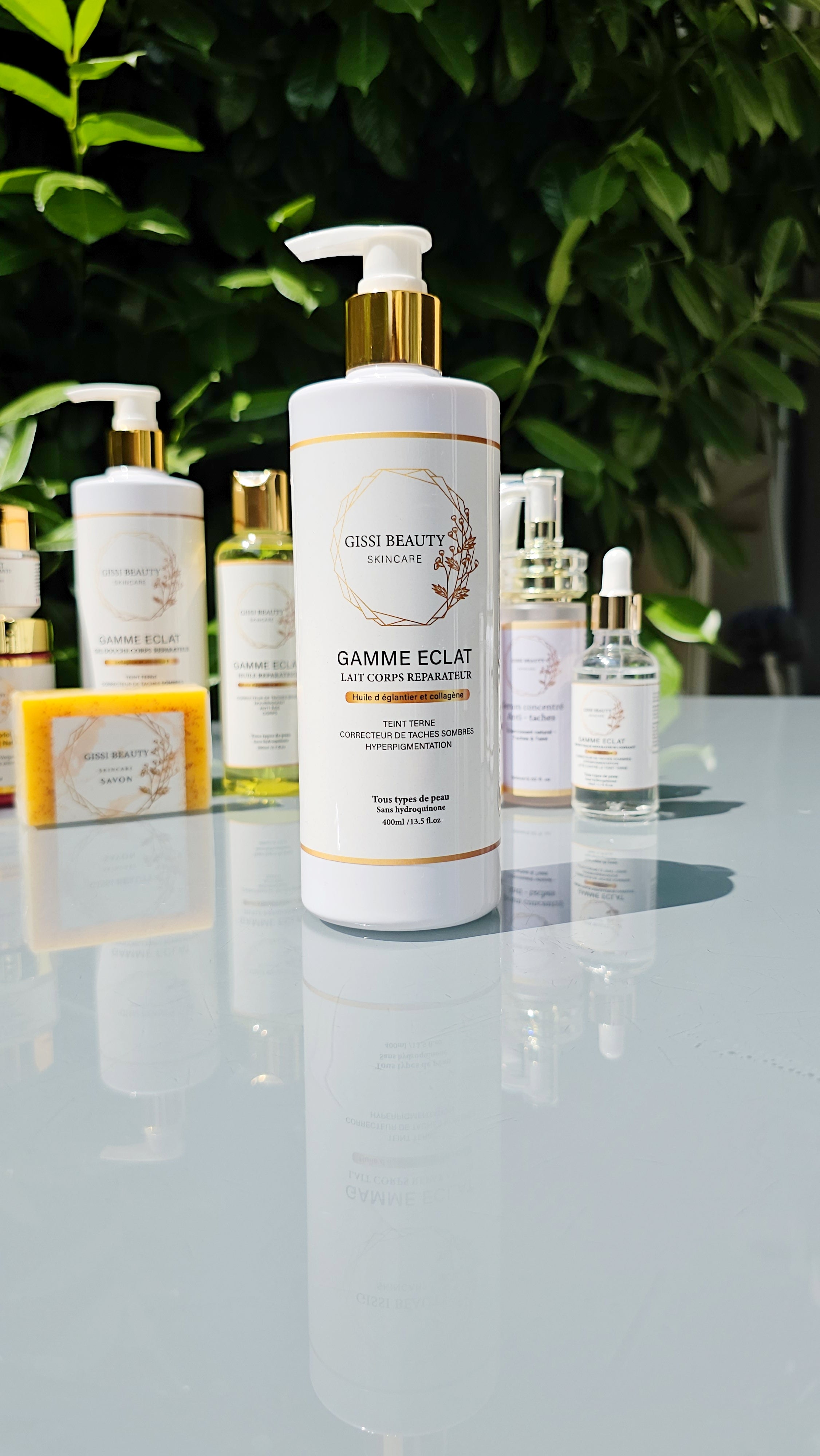 Pack Gel Douche + Lait
Corps Éclat