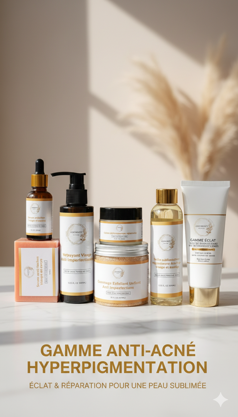 GAMME VISAGE REPARATRICE ACNÉ &
 HYPERPIGMENTATION